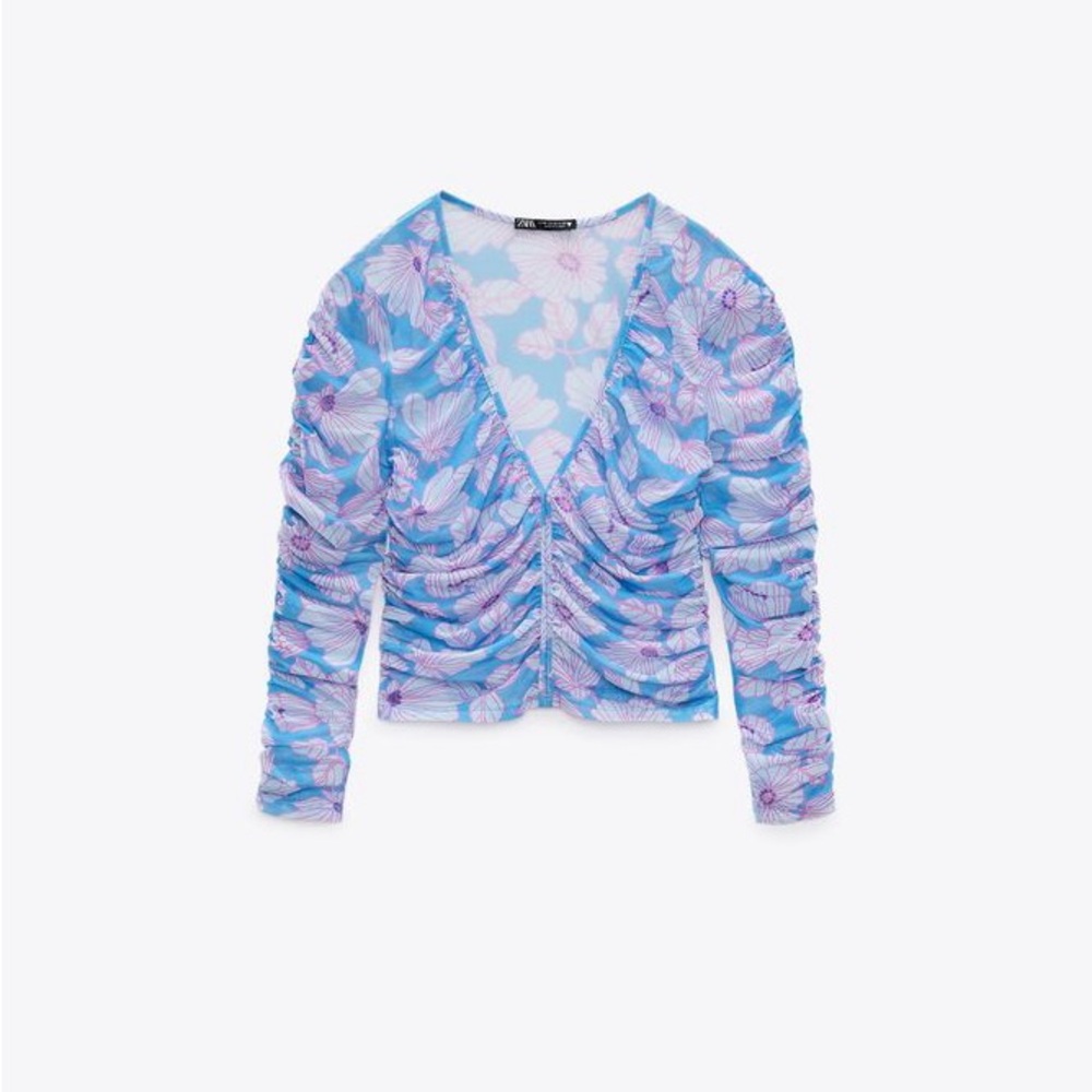 Zara floral top